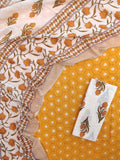 BANDHANI Schiffli Suit with Mulmul Dupatta