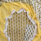 Hand Block Printed Cotton Suit With Lace Work Mulmul Dupatta
