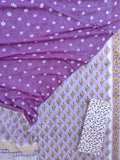 Hand Block Printed Cotton Suits with Mulmul Bandhej Dupatta