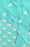 PICHWAI Printed Cotton Suit with Applique Work Kota Doria Dupatta