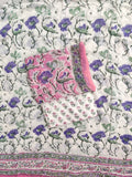 Hand Block Printed Georgette Suit with Georgette Dupatta