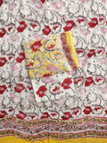 Hand Block Printed Georgette Suit with Georgette Dupatta