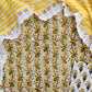 Hand Block Printed Cotton Suit With Lace Work Mulmul Dupatta