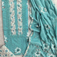 Exclusive Unstitched HAND PAINTED Cotton Suit with HAND PAINTED Mulmul Embroidery Dupatta