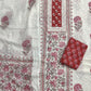 Exclusive Unstitched Cotton Suit with Mulmul Embroidery Dupatta