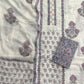 Exclusive Unstitched Cotton Suit with Mulmul Embroidery Dupatta