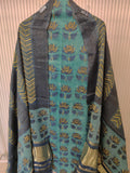 (NASHPAL) Hand Block Printed Modal Silk TOP with Modal Silk Lagdi Patta Dupatta (NO BOTTOM)