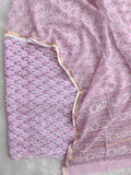 (All over) Hand Block Printed Cotton Suit with Cotton Kota Doria dupatta