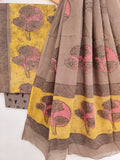 NASHPAL Hand Block Printed Cotton Suit With Mulmul Cotton Dupatta
