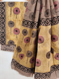 NASHPAL Hand Block Printed Cotton Suit With Mulmul Cotton Dupatta