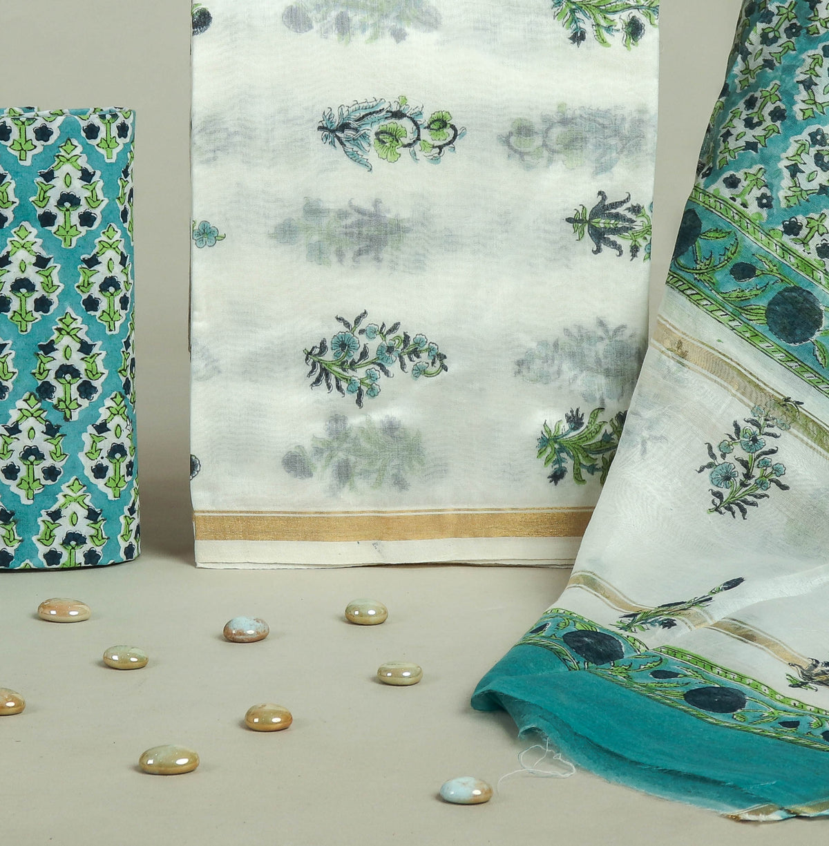 Beautiful Chanderi Silk Suits with Chanderi Silk Dupatta