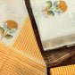Hand Block Printed Maheshwari Silk Suit with Maheshwari Silk Dupatta