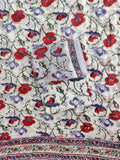 Hand Block Printed Georgette Suit with Georgette Dupatta