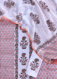 PANEL Hand Block Printed Cotton Suit with Cotton Kota Doria Dupatta