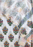 Hand Block Printed Cotton Suit with Cotton Kota Doria dupatta