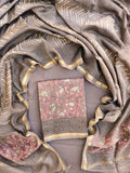 Beautiful  Vanaspati Chanderi Silk Suits with Chanderi Silk Dupatta