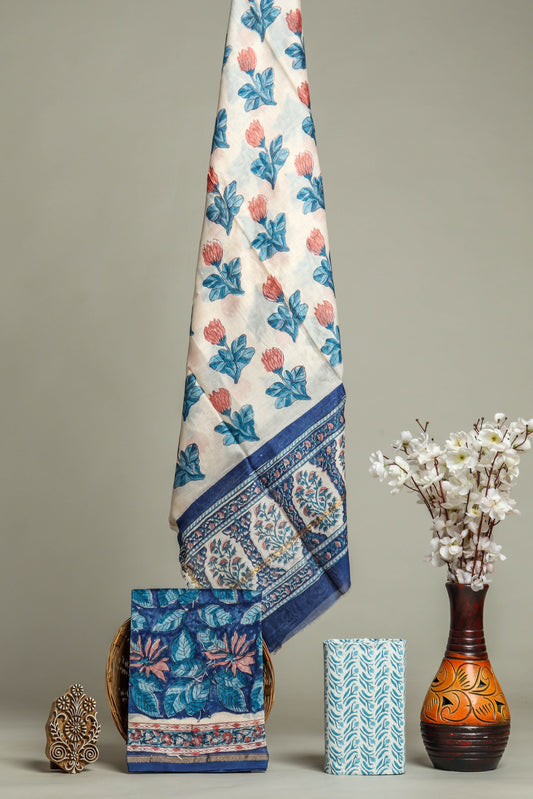 Beautiful Chanderi Silk Suits with Chanderi Silk Dupatta