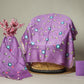 Brush Painted Maheshwari Silk Suit with Maheshwari Silk Dupatta