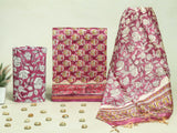 Beautiful Chanderi Silk Suits with Chanderi Silk Dupatta