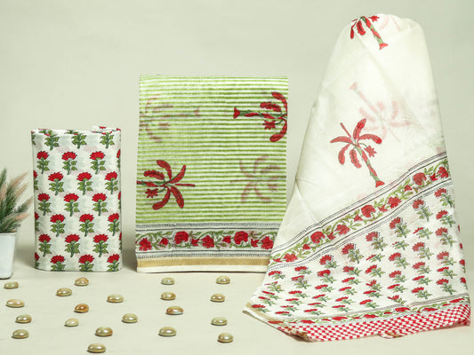 Beautiful Chanderi Silk Suits with Chanderi Silk Dupatta