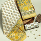 Hand Block Printed Maheshwari Silk Suit with Maheshwari Silk Dupatta