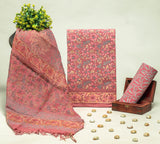 Beautiful Discharge Printed Cotton Suit with Pure Kota Doria Dupatta