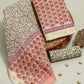 Hand Block Printed Maheshwari Silk Suit with Maheshwari Silk Dupatta