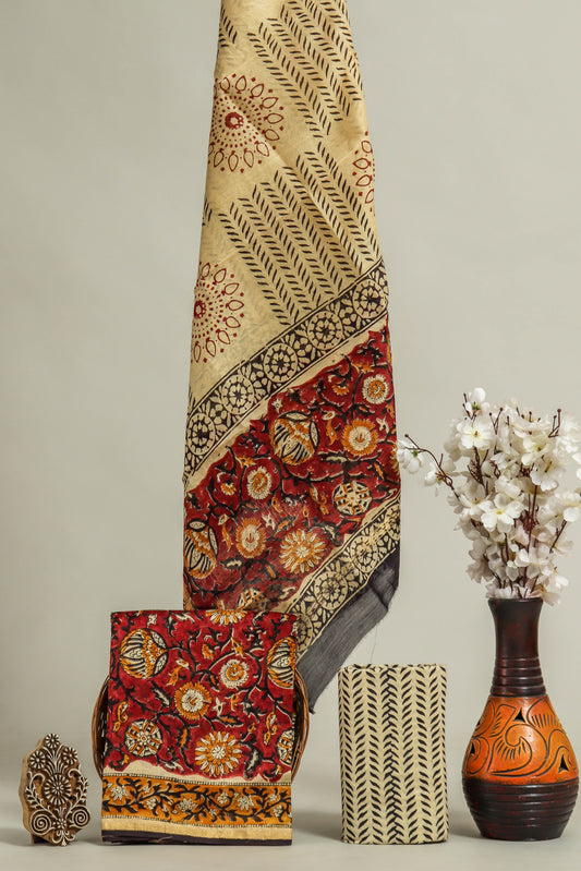 Beautiful Chanderi Silk Suits with Chanderi Silk Dupatta