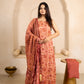 Vanaspati Ajrakh Hand Block Printed Modal Silk Suit with Modal Silk Lagdi Patta Dupatta