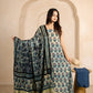 Vanaspati Ajrakh Hand Block Printed Modal Silk Suit with Modal Silk Lagdi Patta Dupatta