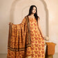 Vanaspati Ajrakh Hand Block Printed Modal Silk Suit with Modal Silk Lagdi Patta Dupatta