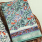 Hand Block Printed Maheshwari Silk Suit with Maheshwari Silk Dupatta