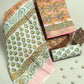 Hand Block Printed Maheshwari Silk Suit with Maheshwari Silk Dupatta