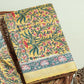 Hand Block Printed Maheshwari Silk Suit with Maheshwari Silk Dupatta