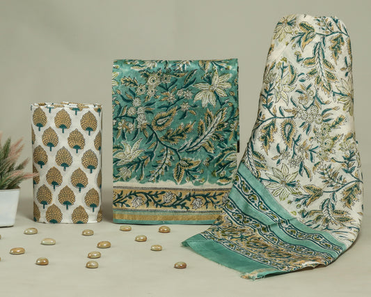 Chanderi Silk Suits with Chanderi Silk Dupat