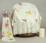 HAND PAINTED COTTON SUIT WITH PURE CHIFFON DUPATTA