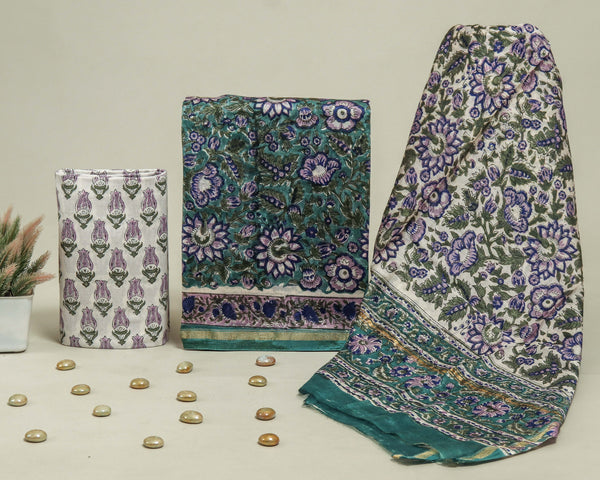 Beautiful Chanderi Silk Suits with Chanderi Silk Dupatta