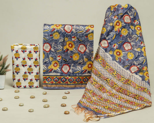Beautiful Chanderi Silk Suits with Chanderi Silk Dupatta