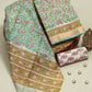 HAND BLOCK Printed Maheshwari Silk Suit with Maheshwari Silk Dupatta
