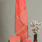 (SALE) Hand Block Printed Chanderi Silk Suits with Chanderi Silk Dupatta
