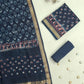 JAHOTA PRINTED MAHESHWARI SILK SUIT WITH MAHESHWARI SILK DUPATTA