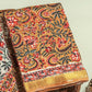 HAND BLOCK PRINTED MAHESHWARI SILK SUIT WITH MAHESHWARI SILK DUPATTA