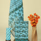 PURE KOTA DORIA SUIT WITH PURE KOTA DORIA DUPATTA WITH   (ATTACHED LINING)