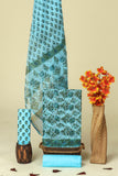 PURE KOTA DORIA SUIT WITH PURE KOTA DORIA DUPATTA WITH   (ATTACHED LINING)