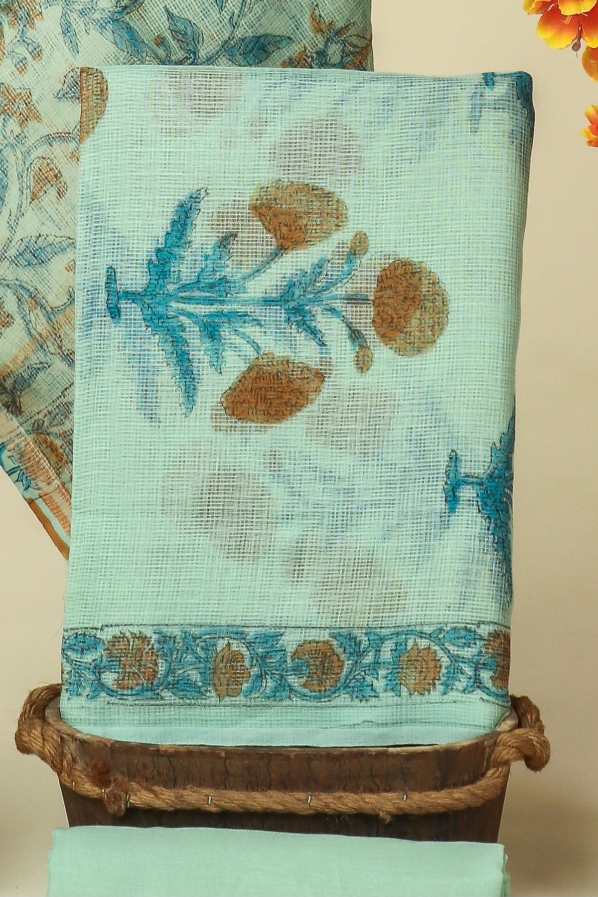 PURE KOTA DORIA SUIT WITH PURE KOTA DORIA DUPATTA WITH   (ATTACHED LINING)