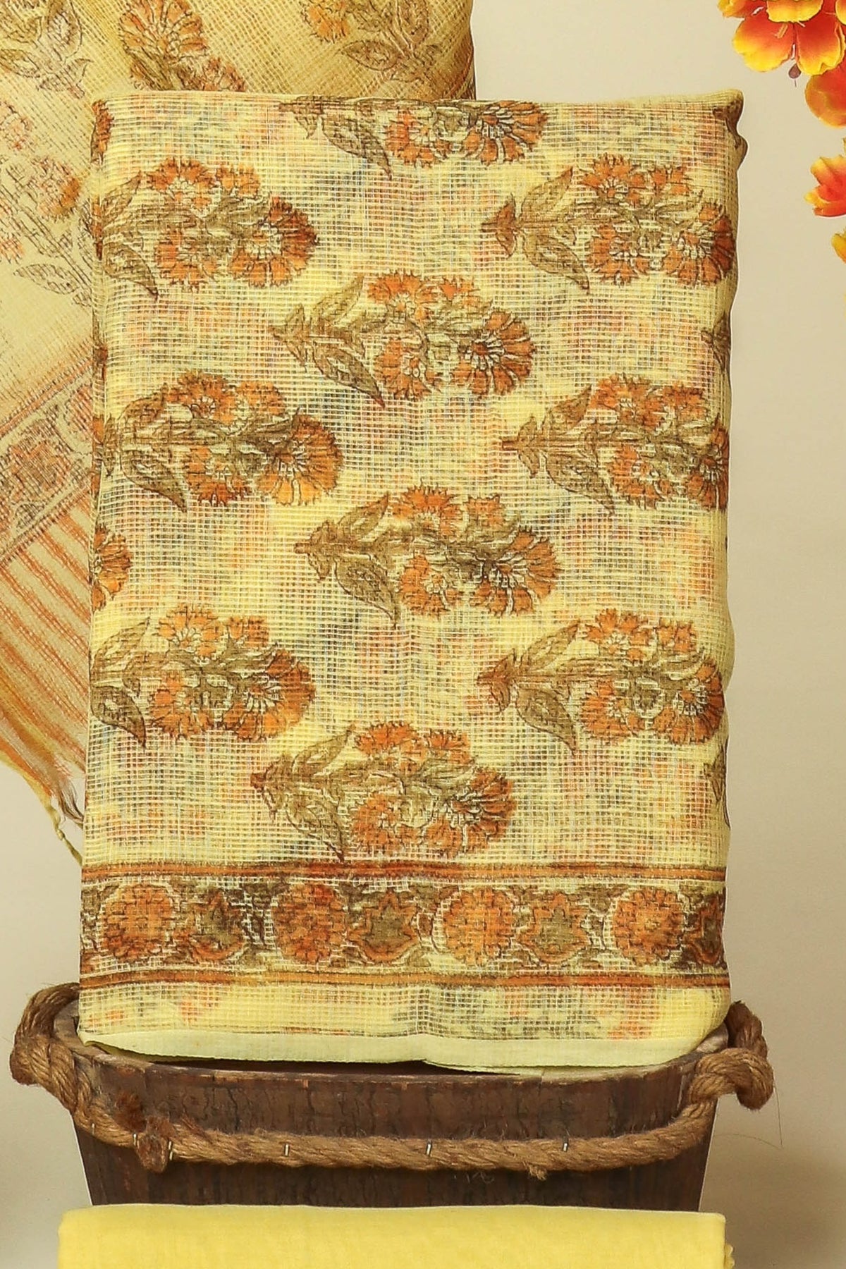 PURE KOTA DORIA SUIT WITH PURE KOTA DORIA DUPATTA WITH   (ATTACHED LINING)