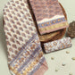 Hand Block Printed Maheshwari Silk Suit with Maheshwari Silk Dupatta