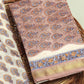 Hand Block Printed Maheshwari Silk Suit with Maheshwari Silk Dupatta