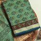 Hand Block Printed Maheshwari Silk Suit with Maheshwari Silk Dupatta