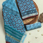 Hand Block Printed Maheshwari Silk Suit with Maheshwari Silk Dupatta